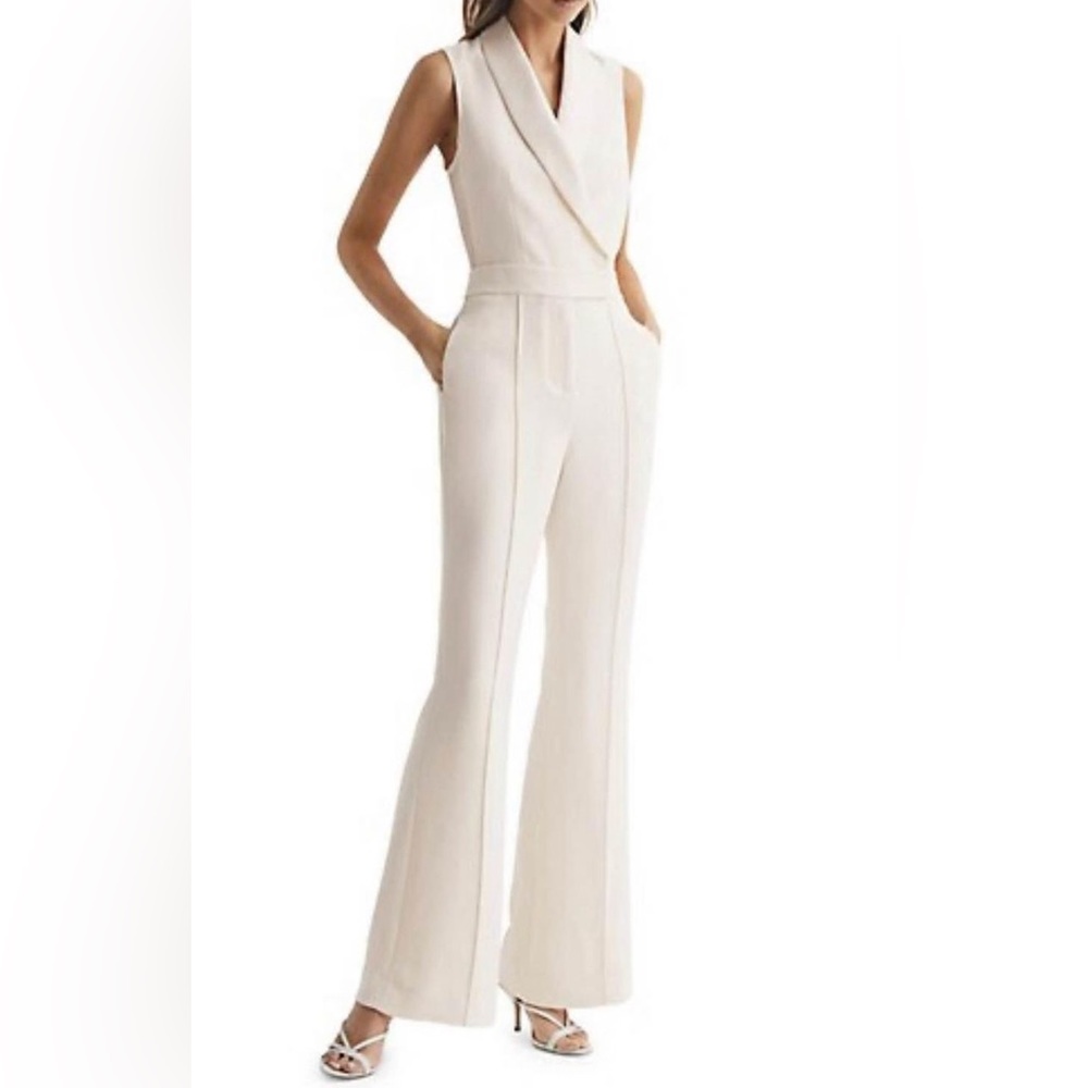 Reiss white jumpsuit